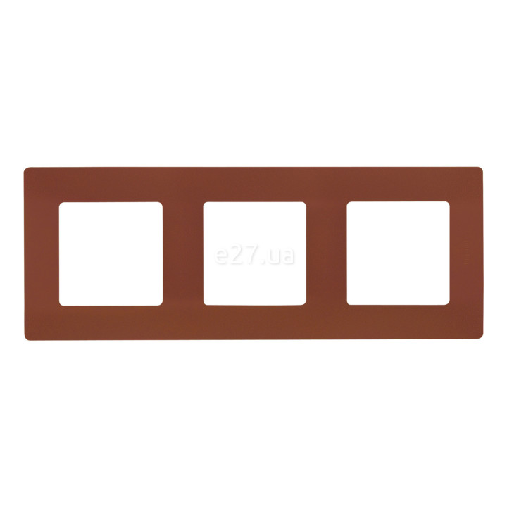 Рамка 3 поста Legrand 672573 Etika, какао, пластик · Legrand · legrand-672573
