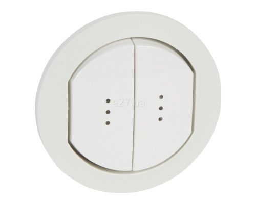 Лицьова панель Legrand 67804 Celiane, білий