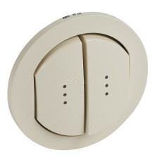 Лицьова панель Legrand 67824 Celiane, слонова кістка