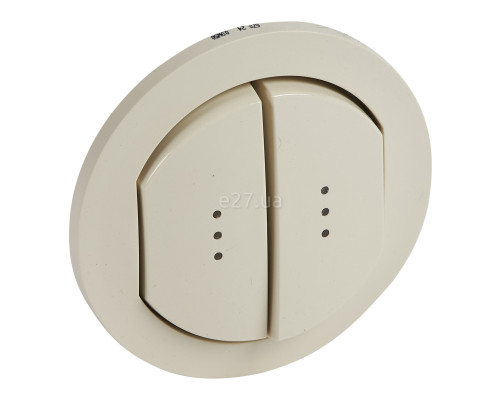 Лицьова панель Legrand 67824 Celiane, слонова кістка