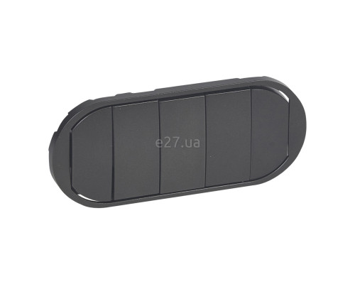 Лицьова панель Legrand 67905 Celiane, графіт