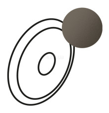 Лицьова панель Legrand 67949 Celiane, графіт