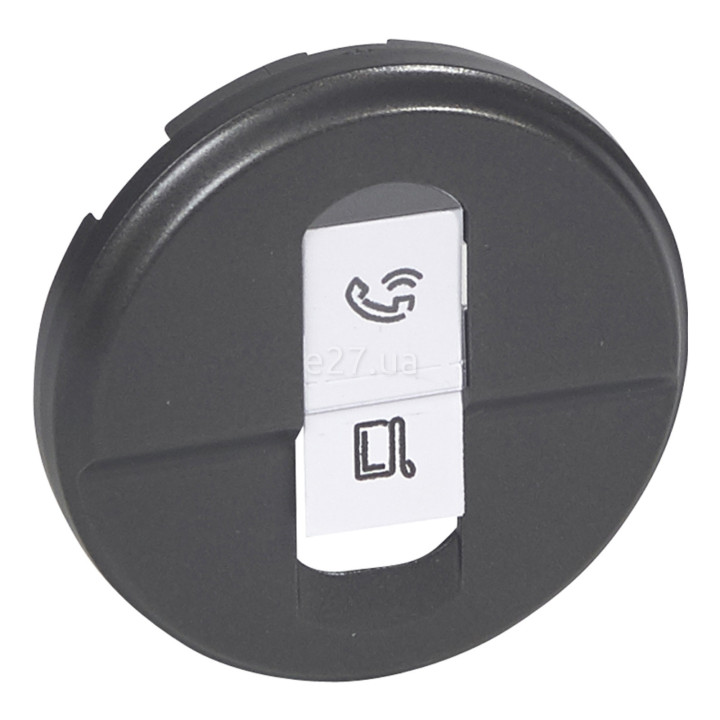 Лицьова панель Legrand 67951 Celiane, графіт · Legrand · legrand-67951