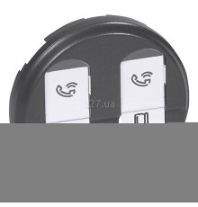 Лицьова панель Legrand 67952 Celiane, графіт