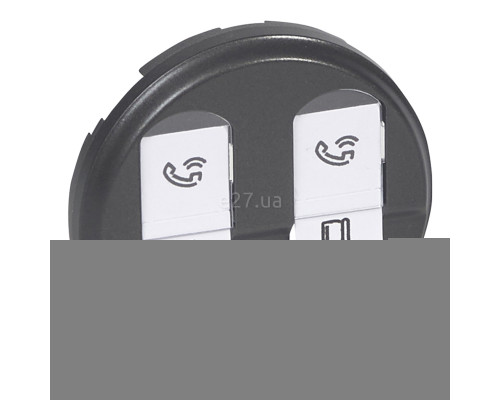Лицьова панель Legrand 67952 Celiane, графіт