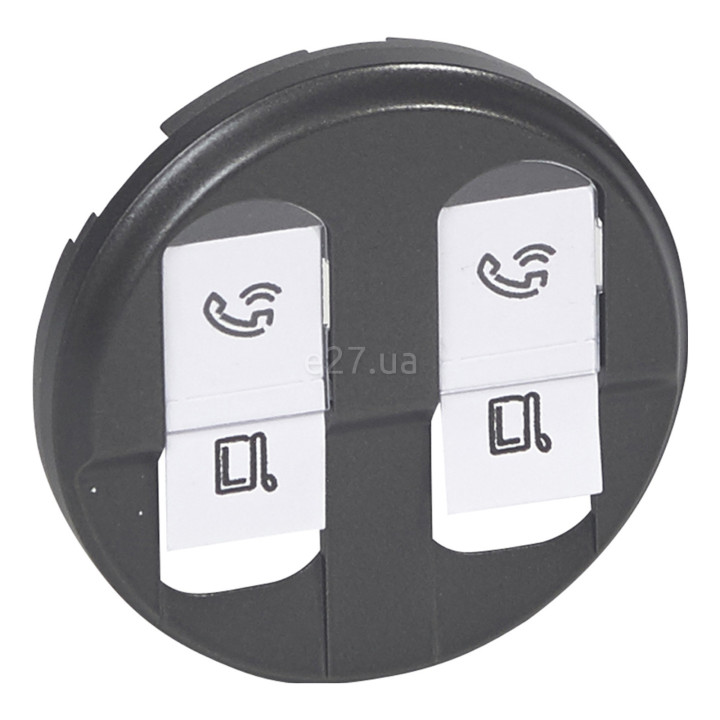 Лицьова панель Legrand 67952 Celiane, графіт · Legrand · legrand-67952