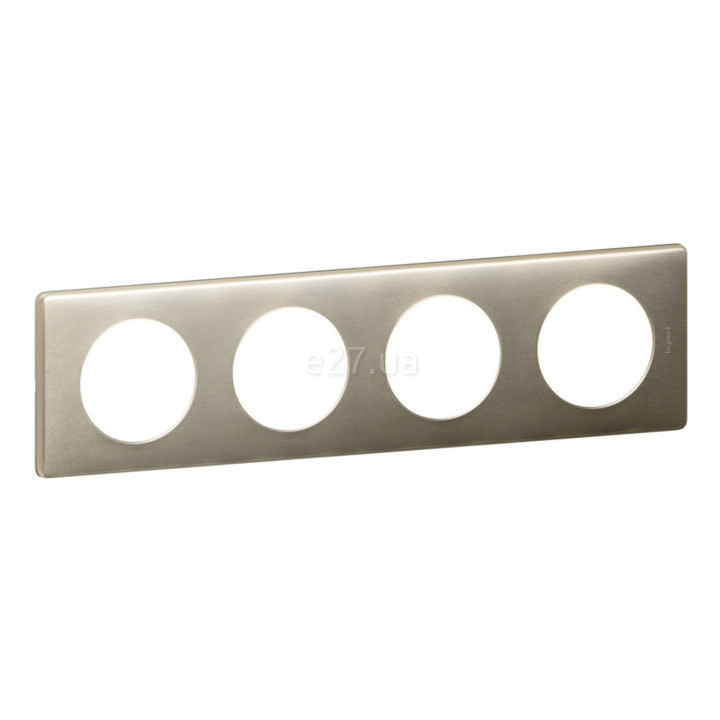Рамка 4 поста Legrand 68904 Celiane, титан · Legrand · legrand-68904