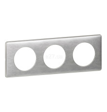 Рамка 3 поста Legrand 68923 Celiane, алюміній