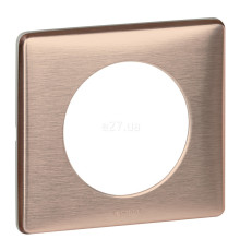 Рамка 1 пост Legrand 68991 Celiane, мідь