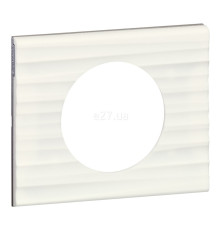 Рамка 1 пост Legrand 69011 Celiane, білий рельєф