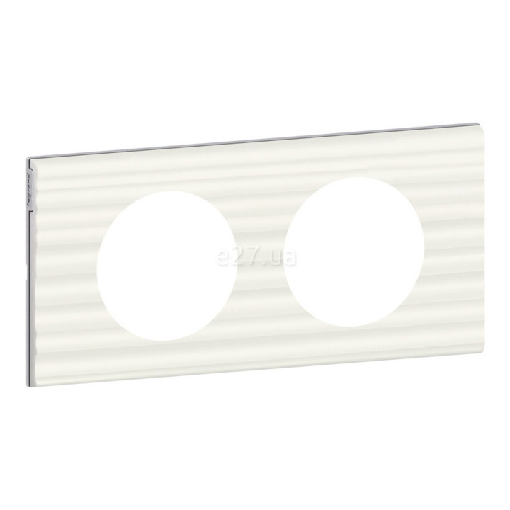 Рамка 2 поста Legrand 69012 Celiane, білий рельєф · Legrand · legrand-69012