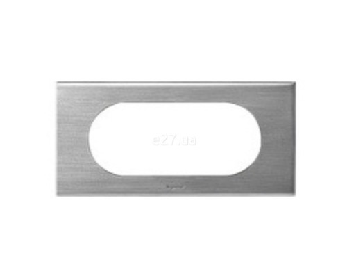 Рамка 1 пост Legrand 69105 Celiane, фактурна сталь