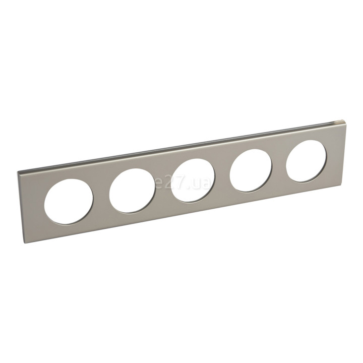Рамка 5 постів Legrand 69120 Celiane, нікель велюр · Legrand · legrand-69120