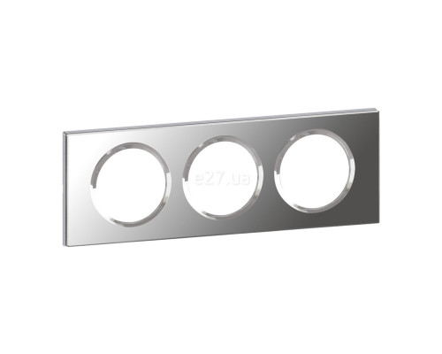 Рамка 3 поста Legrand 69123 Celiane, дзеркало