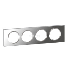 Рамка 4 поста Legrand 69124 Celiane, дзеркало