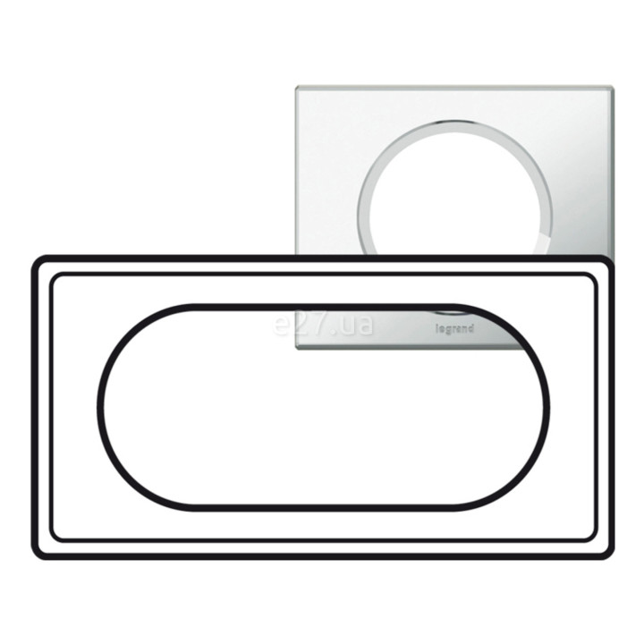 Рамка 1 пост Legrand 69125 Celiane, дзеркало · Legrand · legrand-69125