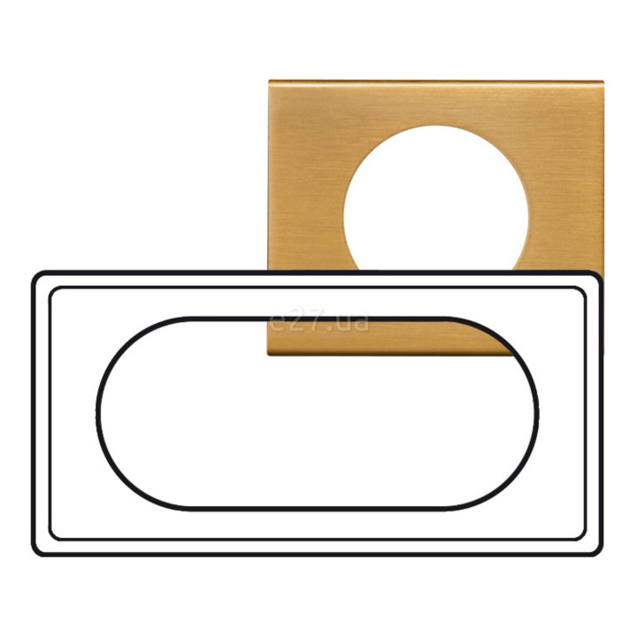 Рамка 1 пост Legrand 69135 Celiane, золото · Legrand · legrand-69135