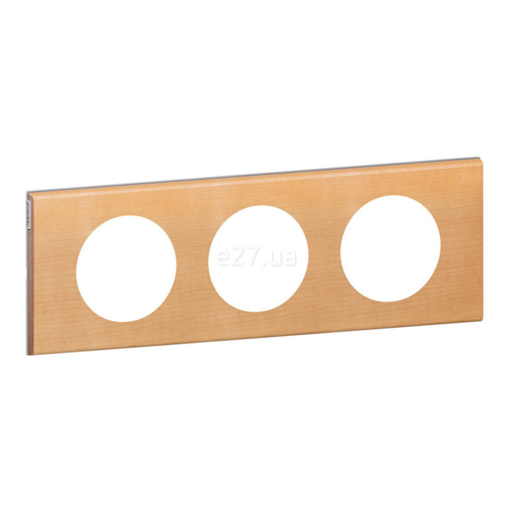 Рамка 3 поста Legrand 69213 Celiane, клен · Legrand · legrand-69213