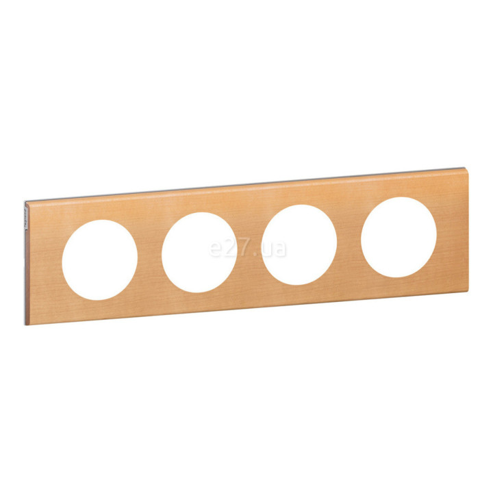 Рамка 4 поста Legrand 69214 Celiane, клен · Legrand · legrand-69214