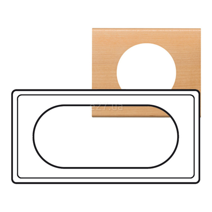 Рамка 1 пост Legrand 69215 Celiane, клен · Legrand · legrand-69215