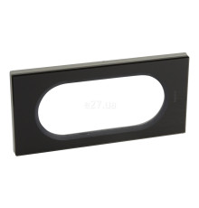 Рамка 1 пост Legrand 69305 Celiane, чорне скло