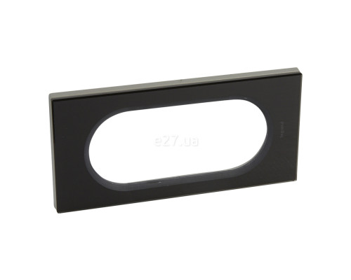 Рамка 1 пост Legrand 69305 Celiane, чорне скло