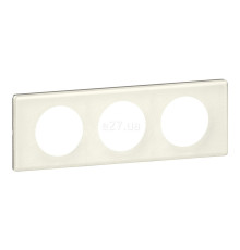 Рамка 3 поста Legrand 69353 Celiane, фарфор біла феєрія