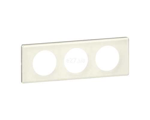 Рамка 3 поста Legrand 69353 Celiane, фарфор біла феєрія