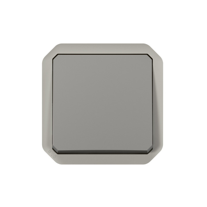 Вимикач 1-клавішний Legrand 69511 Plexo, сірий · Legrand · legrand-69511