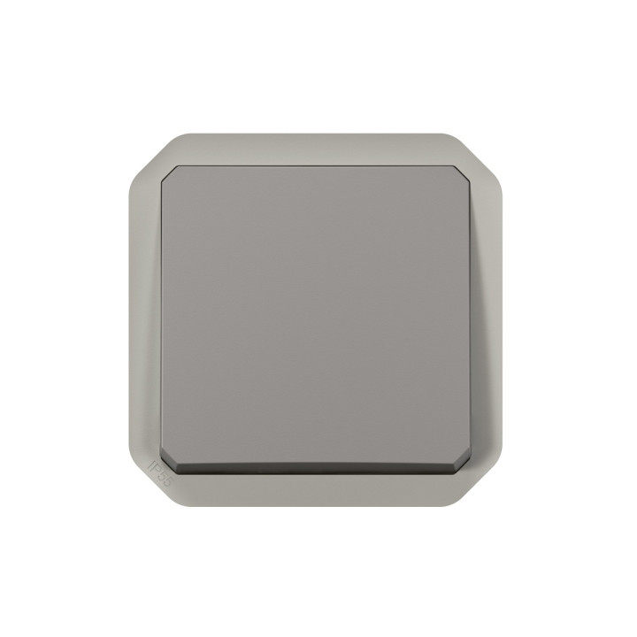 Перемикач перехресний 1-клавішний Legrand 69521 Plexo, сірий · Legrand · legrand-69521