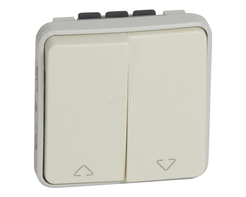 Вимикач для жалюзі Legrand 69629 Plexo, білий