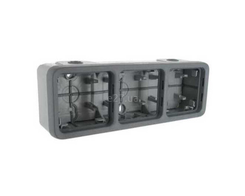 Монтажна коробка Legrand 69680 Plexo, сірий