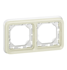Рамка 2 поста Legrand 69694 Plexo, білий