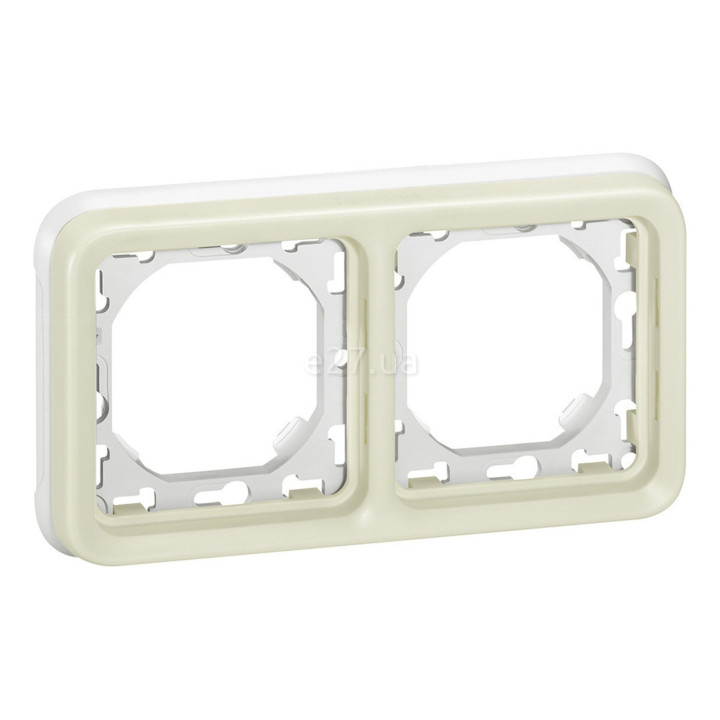 Рамка 2 поста Legrand 69694 Plexo, білий · Legrand · legrand-69694