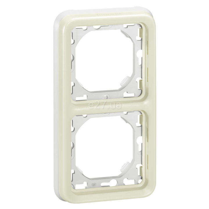Рамка 2 поста Legrand 69696 Plexo, білий · Legrand · legrand-69696