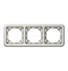 Рамка 3 поста Legrand 69698 Plexo, білий