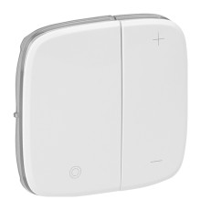 Лицьова панель світлорегулятора Legrand 752085 Valena Allure, білий, пластик