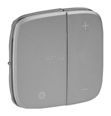 Лицьова панель світлорегулятора Legrand 752087 Valena Allure, алюміній, пластик