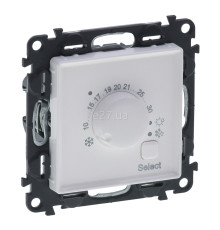 Термостат Legrand 752133 Valena Life, білий, пластик, для врізного монтажу