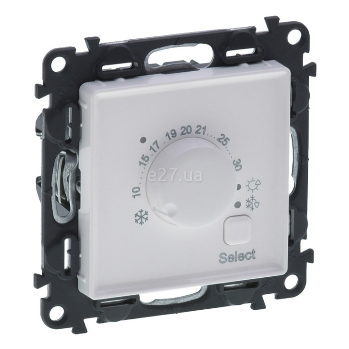 Термостат Legrand 752133 Valena Life, білий, пластик, для врізного монтажу · Legrand · legrand-752133