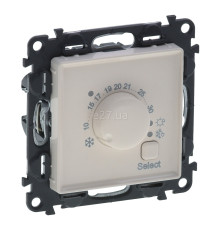 Термостат Legrand 752233 Valena Life, слонова кістка, пластик, для врізного монтажу