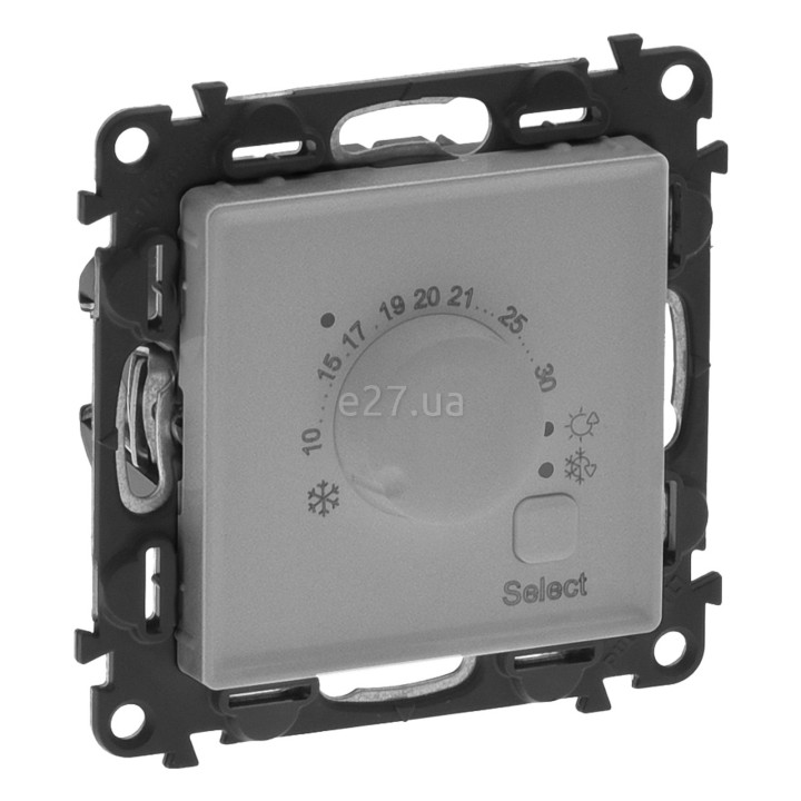 Термостат Legrand 752333 Valena Life, алюміній, пластик, для врізного монтажу · Legrand · legrand-752333