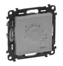 Термостат Legrand 752334 Valena Life, алюміній, пластик, для врізного монтажу
