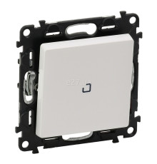 Вимикач 1-клавішний Legrand 752410 Valena Life, білий, пластик, з підсвіткою, для врізного монтажу