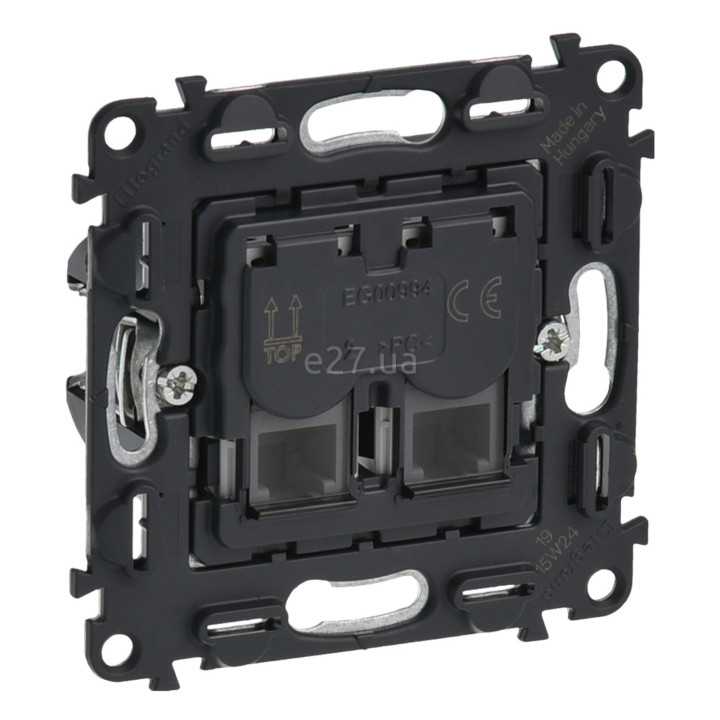 Розетка телефонна Legrand 753039 Valena In'Matic, для врізного монтажу · Legrand · legrand-753039