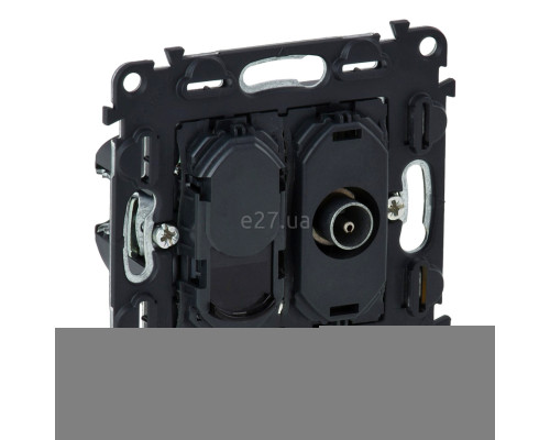 Розетка TV і RJ45 Legrand 753055 Valena In'Matic, для врізного монтажу