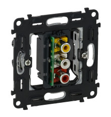 Розетка RCA Legrand 753075 Valena In'Matic, для врізного монтажу