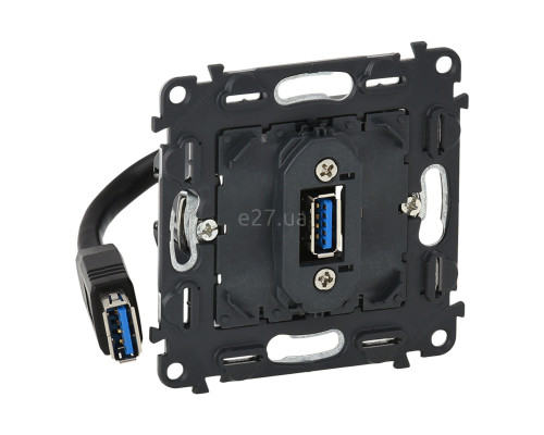 Розетка USB Legrand 753082 Valena In'Matic, для врізного монтажу