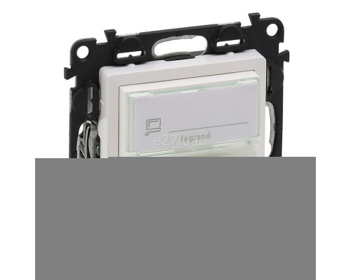 Розетка оптична Legrand 753130 Valena Life, білий, пластик, для врізного монтажу