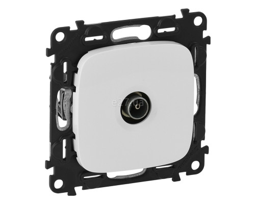 Розетка TV прохідна Legrand 753761 Valena Allure, білий, пластик, для врізного монтажу